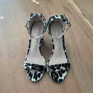Madden Girl Leopard Print Heels 6